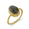 Raw Labradorite Ring
